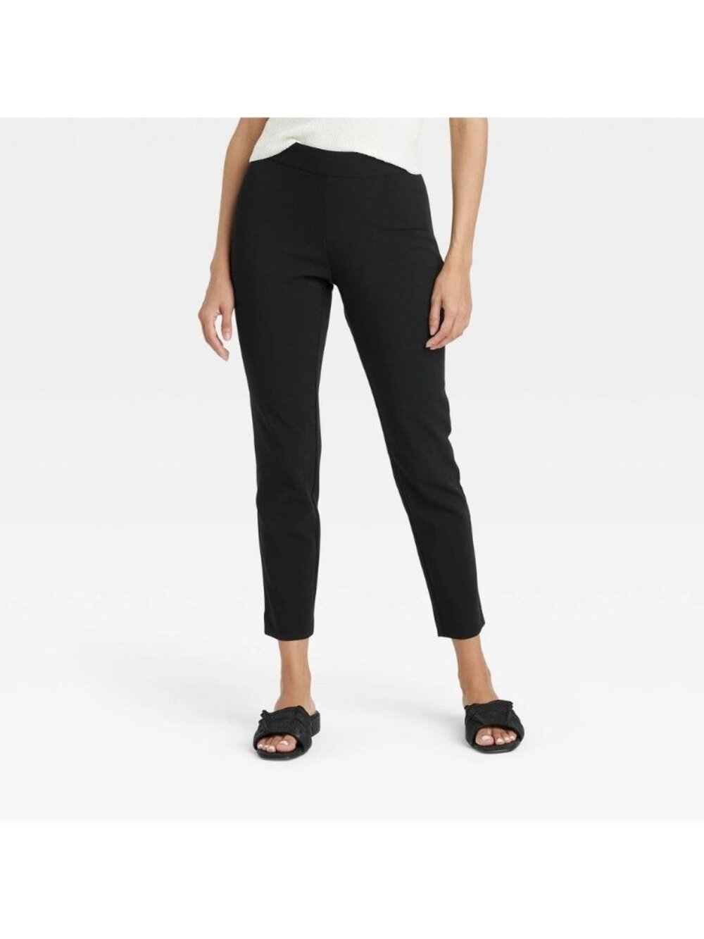 K-222 A New Day High-Rise Skinny Black Pants Size 4R Stretch Fabric